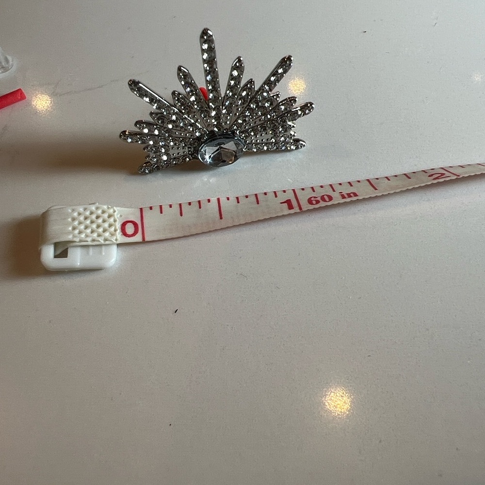 Silver Starburst Earrings - Picture 5 of 9